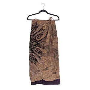 Anne Klein Boho Maxi Wrap Skirt Size 4